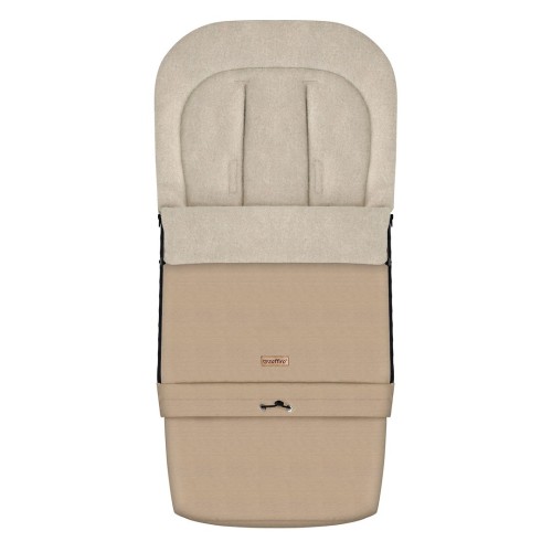 Zaffiro Regulowany śpiwór SleepGrow no20 SCANDI - śpiworek owcza wełna premium 0-36m | BEIGE (beżowy)