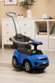 TOYZ SPORT CAR Jeździk z rączką, pojazd, autko z pchaczem, barierka - BLUE (niebieski)