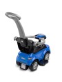 TOYZ SPORT CAR Jeździk z rączką, pojazd, autko z pchaczem, barierka - BLUE (niebieski)