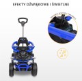 TOYZ MOVIX Jeździk z rączką, pojazd quad 4-koła z pchaczem, barierka - YELLOW (żółty)