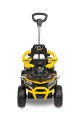 TOYZ MOVIX Jeździk z rączką, pojazd quad 4-koła z pchaczem, barierka - YELLOW (żółty)