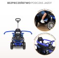 TOYZ MOVIX Jeździk z rączką, pojazd quad 4-koła z pchaczem, barierka - PINK (różowy)