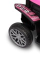 TOYZ MOVIX Jeździk z rączką, pojazd quad 4-koła z pchaczem, barierka - PINK (różowy)