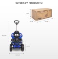 TOYZ MOVIX Jeździk z rączką, pojazd quad 4-koła z pchaczem, barierka - GREEN (zielony)