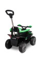 TOYZ MOVIX Jeździk z rączką, pojazd quad 4-koła z pchaczem, barierka - GREEN (zielony)
