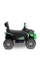 TOYZ MOVIX Jeździk z rączką, pojazd quad 4-koła z pchaczem, barierka - GREEN (zielony)