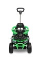 TOYZ MOVIX Jeździk z rączką, pojazd quad 4-koła z pchaczem, barierka - GREEN (zielony)