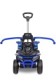 TOYZ MOVIX Jeździk z rączką, pojazd quad 4-koła z pchaczem, barierka - BLUE (niebieski)