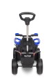 TOYZ MOVIX Jeździk z rączką, pojazd quad 4-koła z pchaczem, barierka - BLUE (niebieski)