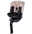 Coletto ELOY fotelik samochodowy I-SIZE 40-150cm obrotowy isofix + noga - BEIGE (mokka/black)