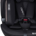Coletto ELOY fotelik samochodowy I-SIZE 40-150cm obrotowy isofix + noga - BLACK