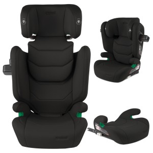 Kidwell TENDO - fotelik samochodowy, 100-150 cm ISOFIX I-SIZE | BLACK