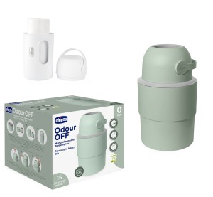 Chicco nursing - Teleskopowy kosz na pieluchy (pojemnik na 35) - TUNDRA (oliwkowy)