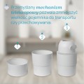 Chicco nursing - Teleskopowy kosz na pieluchy (pojemnik na 35) - WHITE (biały)