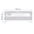 Kidwell CORI Barierka ochronna do łóżka 150cm Wysoka 65cm Szara Zabezpieczenie