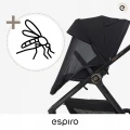 Espiro - ONLY WAY - Wózek dziecięcy spacerowy, spacerówka składana na płasko - 404 stylish khaki