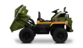 Toyz TANK - Pojazd na akumulator, duża wywrotka 4x4 - GREEN