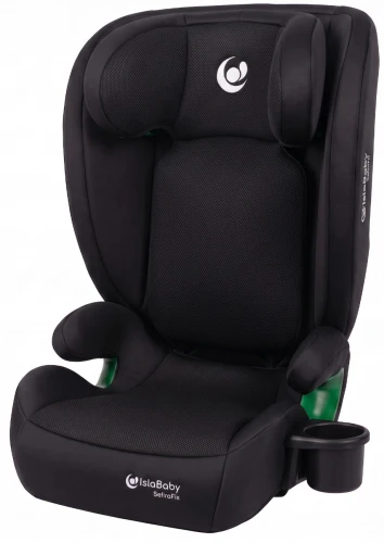 IslaBaby SafiroFix fotelik samochodowy 100-150cm | BLACK