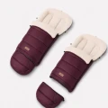 Zaffiro Regulowany śpiwór iGrow ASPEN - śpiworek owcza wełna PREMIUM 0-36m | BURGUNDY (bordowy)