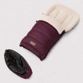 Zaffiro Regulowany śpiwór iGrow ASPEN - śpiworek owcza wełna PREMIUM 0-36m | BURGUNDY (bordowy)