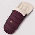 Zaffiro Regulowany śpiwór iGrow ASPEN - śpiworek owcza wełna PREMIUM 0-36m | BURGUNDY (bordowy)