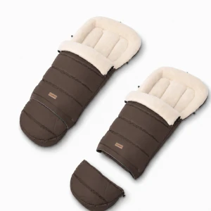 Zaffiro Regulowany śpiwór iGrow SCANDI - śpiworek owcza wełna PREMIUM 0-36m | BROWN