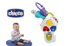 Chicco Grające Klucze PL/EN dwujęzyczne, Elektroniczna zabawka językowa