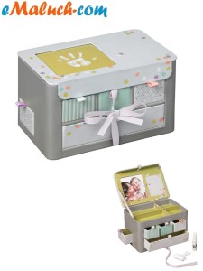 Baby Art My Little  Treasures - Eleganckie pudełko na rodzinne skarby i pamiątki.