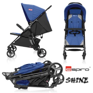 Espiro SHINE wózek spacerowy, lekki, kompaktowy, pokrowiec