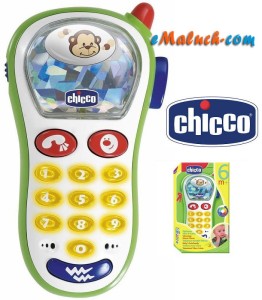 Chicco - telefon z aparatem fotograficznym, wibruje, efekty świetlne 