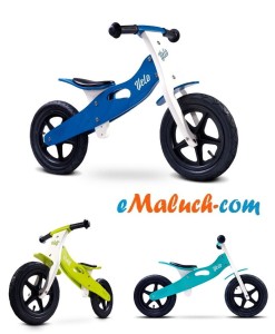 TOYZ by Caretero VELO - rowerek biegowy, drewniany z pompowanymi kołami!