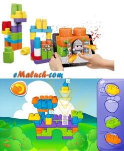 Chicco interaktywne klocki 70 szt - efekt 3d na prezent, APP TOYS