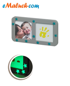 Baby Art PHOSPHO PRINT FRAME - Ramka z fluorescencyjnymi gwiazdkami.