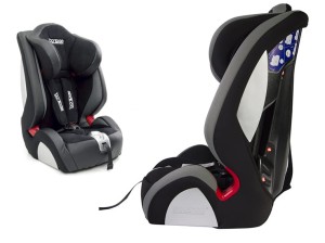 Fotelik samochodowy SPARCO F1000KI PREMIUM 9-36kg pochylany, eco zamsz ISOFIX