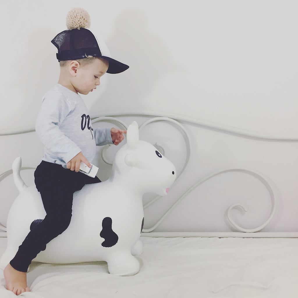 gumowy skoczek na prezent