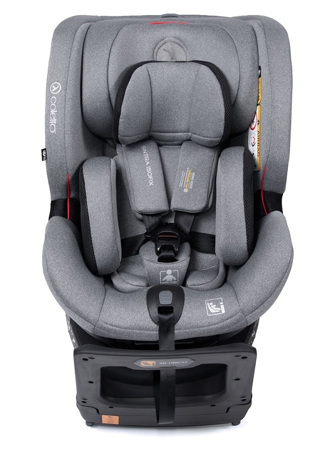 fotelik i-size, szary, grey, obrotowy,sintra