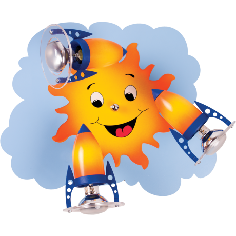 lampa dziecięca dla dziecka pokój słoneczko hellux nocna