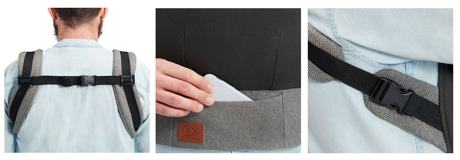 nosidełko ergonomiczne milo, kinderkraft